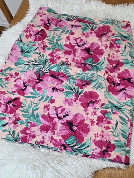J. Crew Dresses & Skirts - J. Crew Pink and Teal Floral Skirt